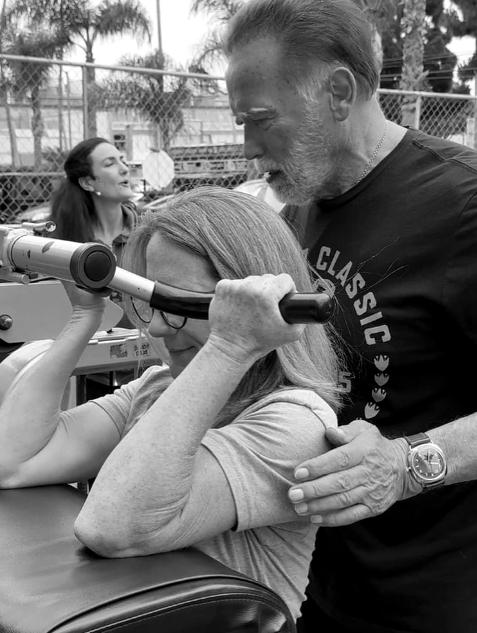 Arnold coaching Peggy O&rsquo;Brien